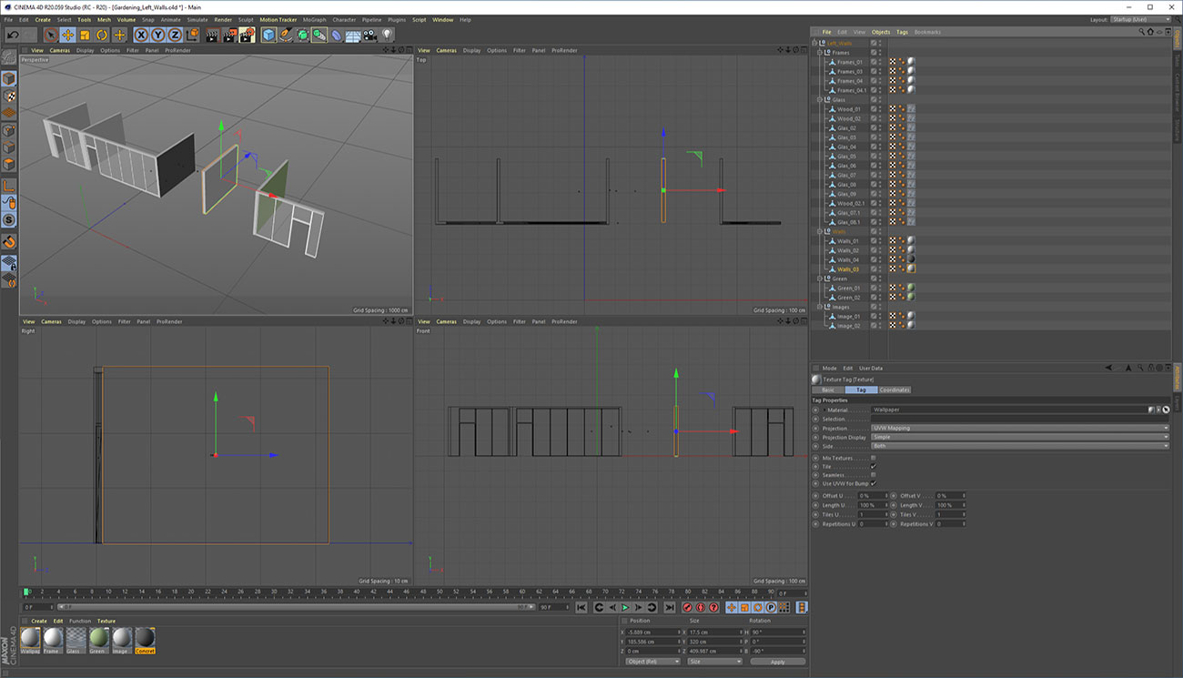 3D Modell in Cinema 4D